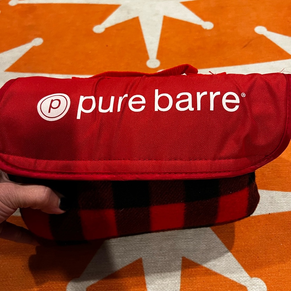 NWOT Pure Barre picnic blanket